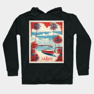 Key Largo Florida United States of America Tourism Vintage Poster Hoodie